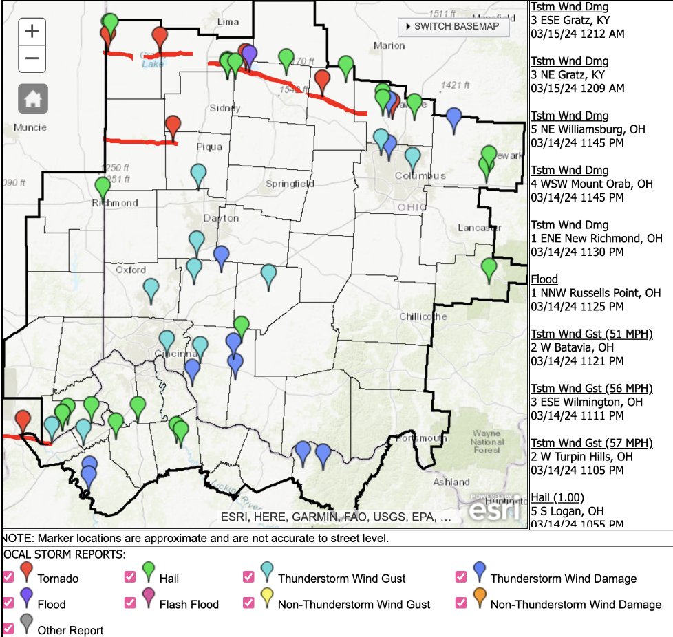 +A+map+of+counties+affected+by+the+supercell.